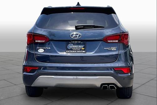 Blue 2017 Hyundai Santa Fe Sport 2.0L Turbo Ultimate