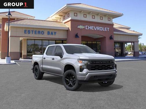 Sterling Gray Metallic 2026 Chevrolet Silverado 1500 Custom