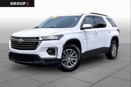 Summit White 2023 Chevrolet Traverse LT Cloth