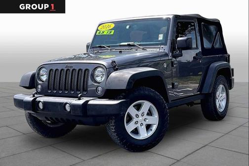 Gray 2016 Jeep Wrangler Sport