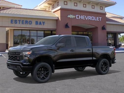 Black 2026 Chevrolet Silverado 1500 Custom Trail Boss