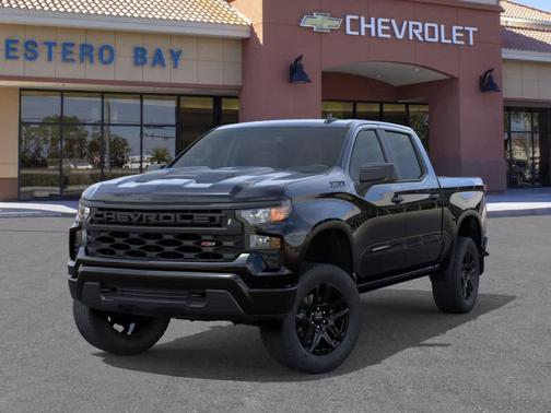 Black 2026 Chevrolet Silverado 1500 Custom Trail Boss