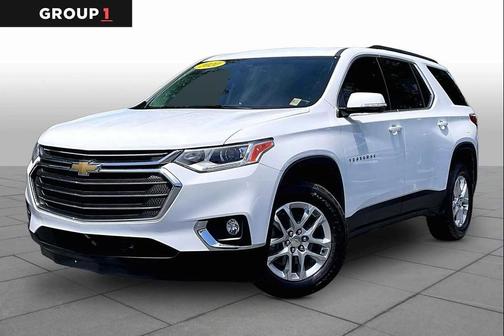 White 2020 Chevrolet Traverse LT Cloth