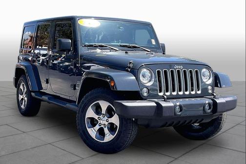 Gray 2017 Jeep Wrangler Unlimited Sahara