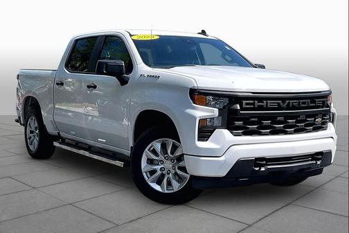 White 2023 Chevrolet Silverado 1500 Custom