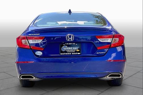Blue 2018 Honda Accord Sport