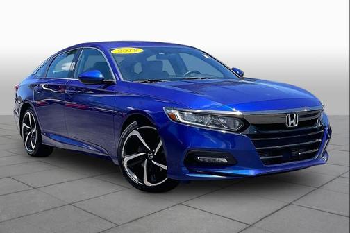Blue 2018 Honda Accord Sport