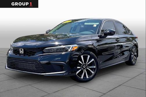 Black 2023 Honda Civic EX-L