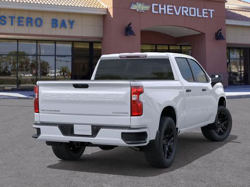 Summit White 2026 Chevrolet Silverado 1500 Custom