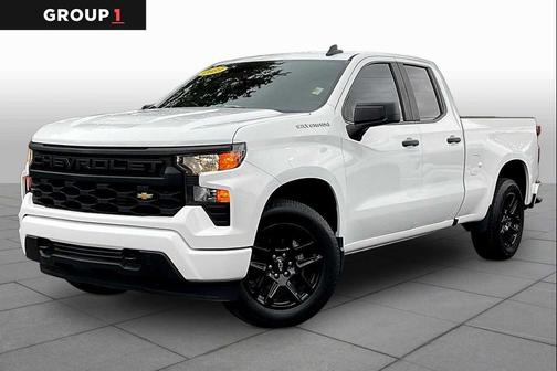 White 2023 Chevrolet Silverado 1500 Custom