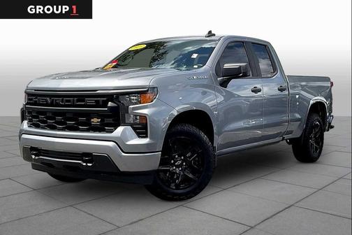 Gray 2023 Chevrolet Silverado 1500 Custom