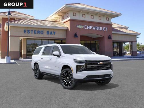 Polar White Tricoat 2026 Chevrolet Suburban High Country, 4WD