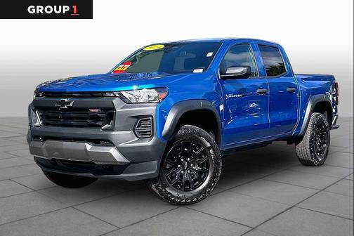Glacier Blue Metallic 2024 Chevrolet Colorado Trail Boss