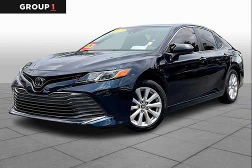 Blue 2020 Toyota Camry LE