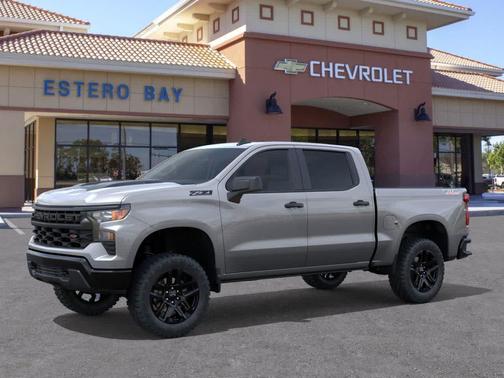 Gray 2026 Chevrolet Silverado 1500 Custom Trail Boss