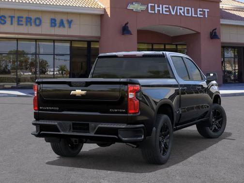 Black 2026 Chevrolet Silverado 1500 Custom