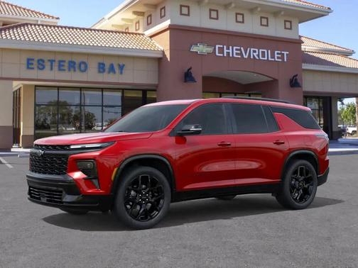 Red 2026 Chevrolet Traverse RS
