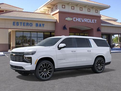 Polar White Tricoat 2026 Chevrolet Suburban High Country, 4WD