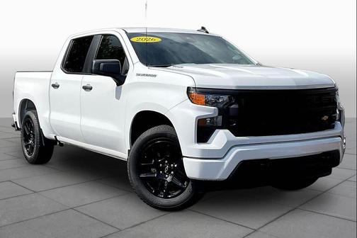 White 2026 Chevrolet Silverado 1500 Custom