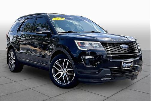 Shadow Black 2018 Ford Explorer Sport