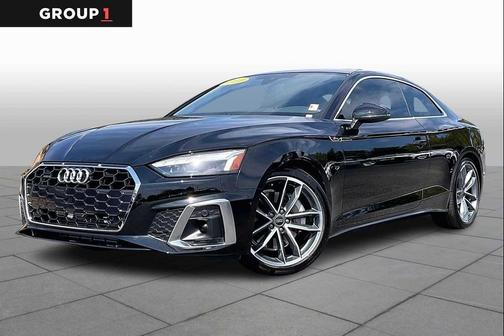 Black 2024 Audi A5 Premium 45 TFSI S line quattro S tronic