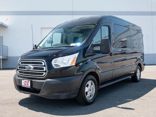 Shadow Black 2018 Ford Transit-350 XLT