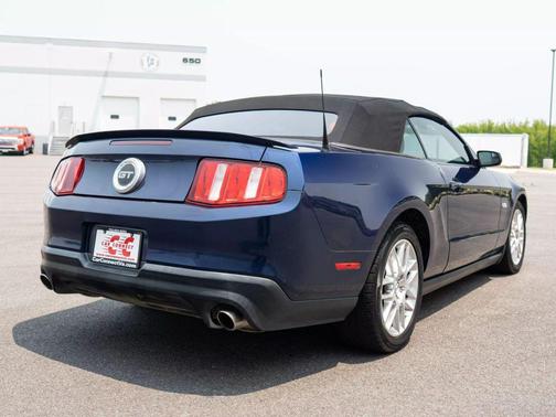 Blue 2012 Ford Mustang GT Premium