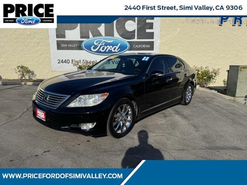Obsidian Black 2011 Lexus LS 460 Base