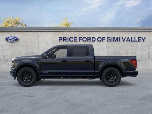 Agate Black Metallic 2025 Ford F-150 XLT