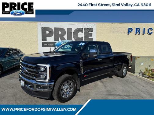 Antimatter Blue Metallic 2024 Ford F-250 King Ranch