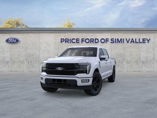 Space White Metallic 2025 Ford F-150 Platinum
