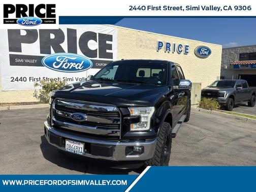 Shadow Black 2016 Ford F-150 Lariat