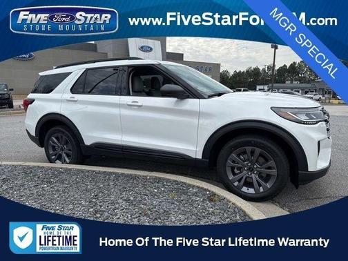 White Metallic 2026 Ford Explorer Active