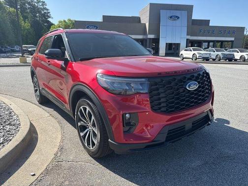 Red Metallic 2026 Ford Explorer ST-Line
