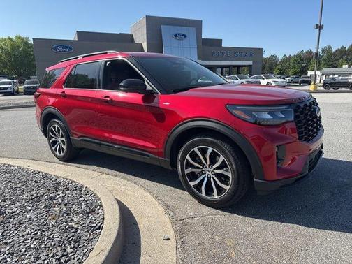 Red Metallic 2026 Ford Explorer ST-Line