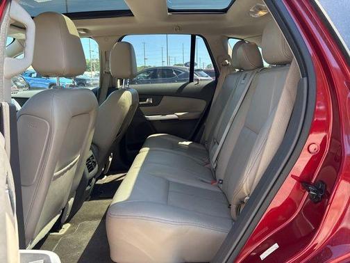 Red 2013 Ford Edge SEL