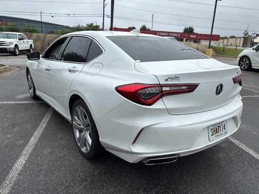 Platinum White Pearl 2022 Acura TLX Technology