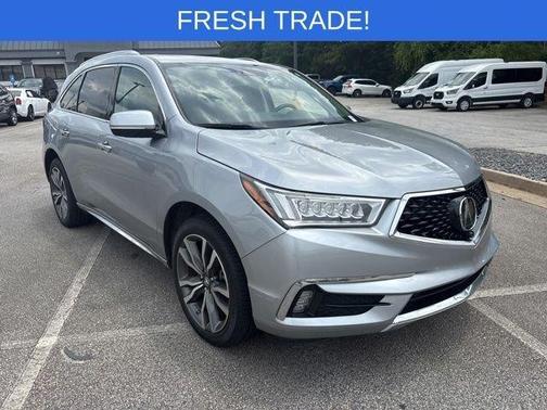 Lunar Silver Metallic 2019 Acura MDX 3.5L w/Advance Package