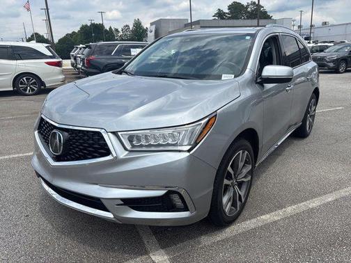 Lunar Silver Metallic 2019 Acura MDX 3.5L w/Advance Package