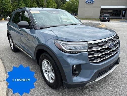 Vapor Blue 2025 Ford Explorer Active
