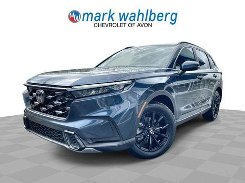 Blue 2025 Honda CR-V Hybrid Sport AWD