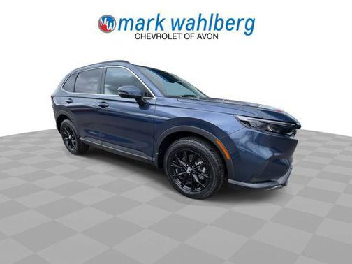 Blue 2025 Honda CR-V Hybrid Sport AWD