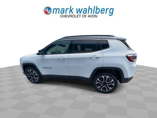 Bright White Clearcoat 2022 Jeep Compass Limited