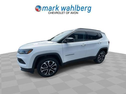 Bright White Clearcoat 2022 Jeep Compass Limited