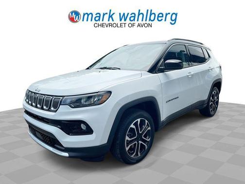 Bright White Clearcoat 2022 Jeep Compass Limited