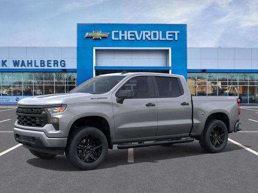 Sterling Gray Metallic 2026 Chevrolet Silverado 1500 Custom