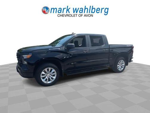 Black 2023 Chevrolet Silverado 1500 Custom