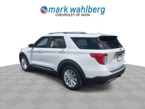 Star White Metallic Tri-Coat 2021 Ford Explorer Limited