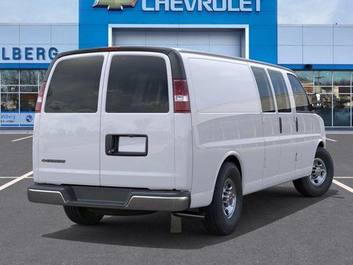 Summit White 2025 Chevrolet Express 3500 RWD 3500 Extended Wheelbase WT