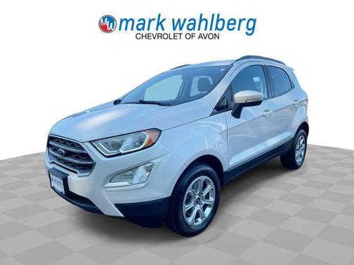 White Platinum Metallic Tri-Coat 2020 Ford EcoSport SE